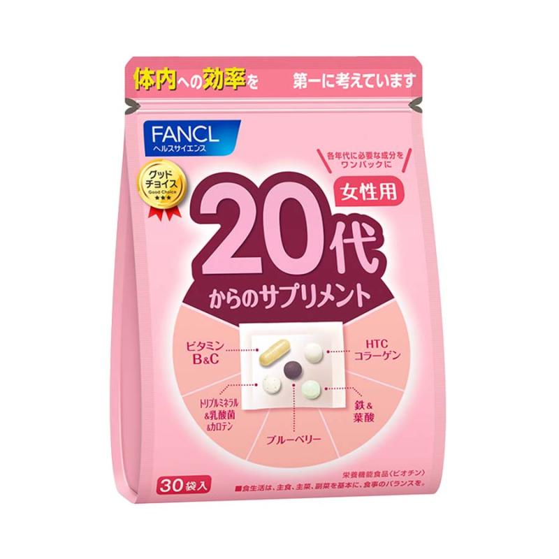 FANCL - Viên uống bổ sung dưỡng chất toàn diện 30 tuổi