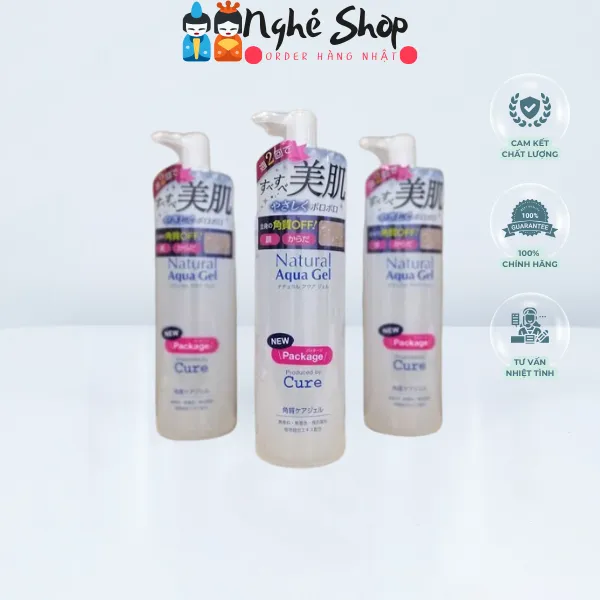 Tẩy tế bào chết CURE Natural Aqua Gel 250mL