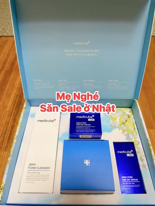 MEDICUBE - Set dưỡng da thu nhỏ lỗ chân lông Zero Pore 1 DAY