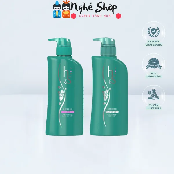 Cặp gội xả HS xanh lá