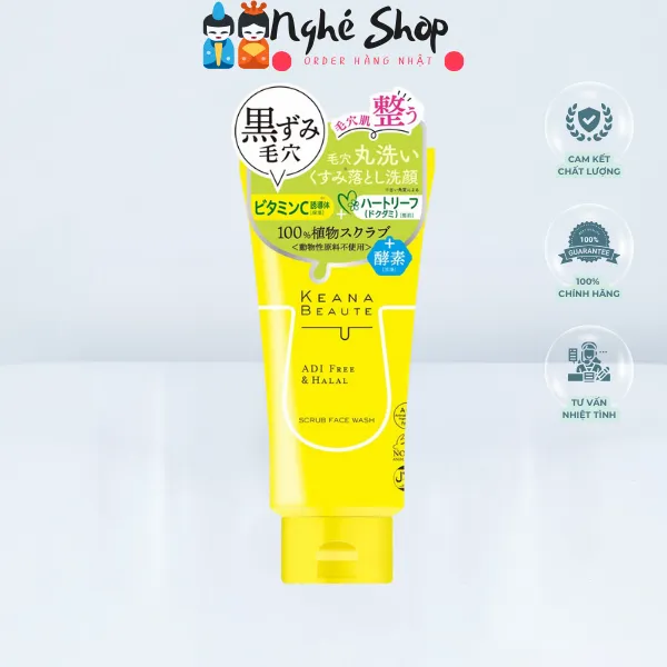 Sữa rửa mặt thuần chay Meishoku Keana Beaute