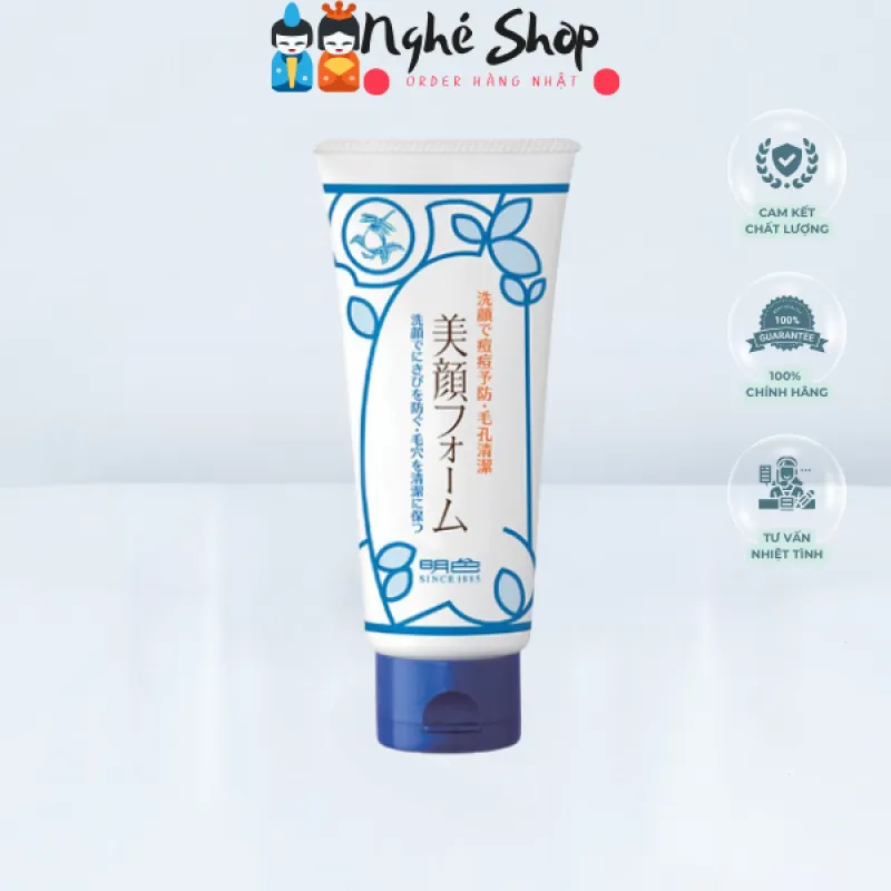 Sữa Rửa Mặt Ngăn Ngừa Mụn Meishoku Acne Bigansui Facial Wash 80g