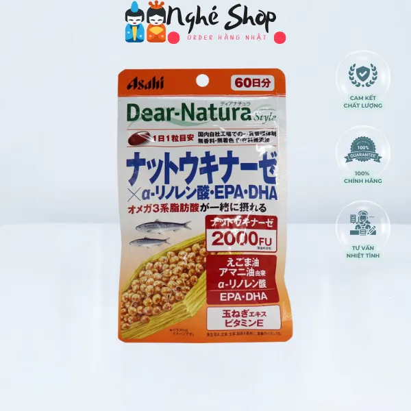DEAR NATURA - Viên uống chống đột quỵ 60 ngày