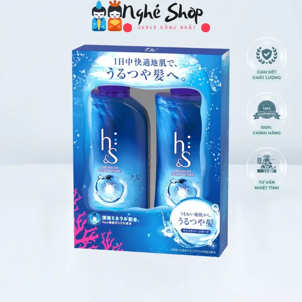 Cặp gội xả HS xanh dương