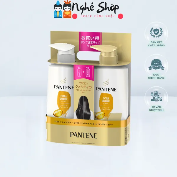 Cặp gội xả Pantane vàng