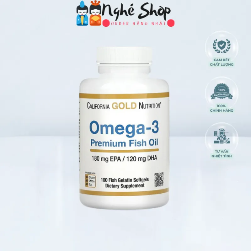 iHerb - California Gold Nutrition Omega 3 DHA EPA Softgel Premium