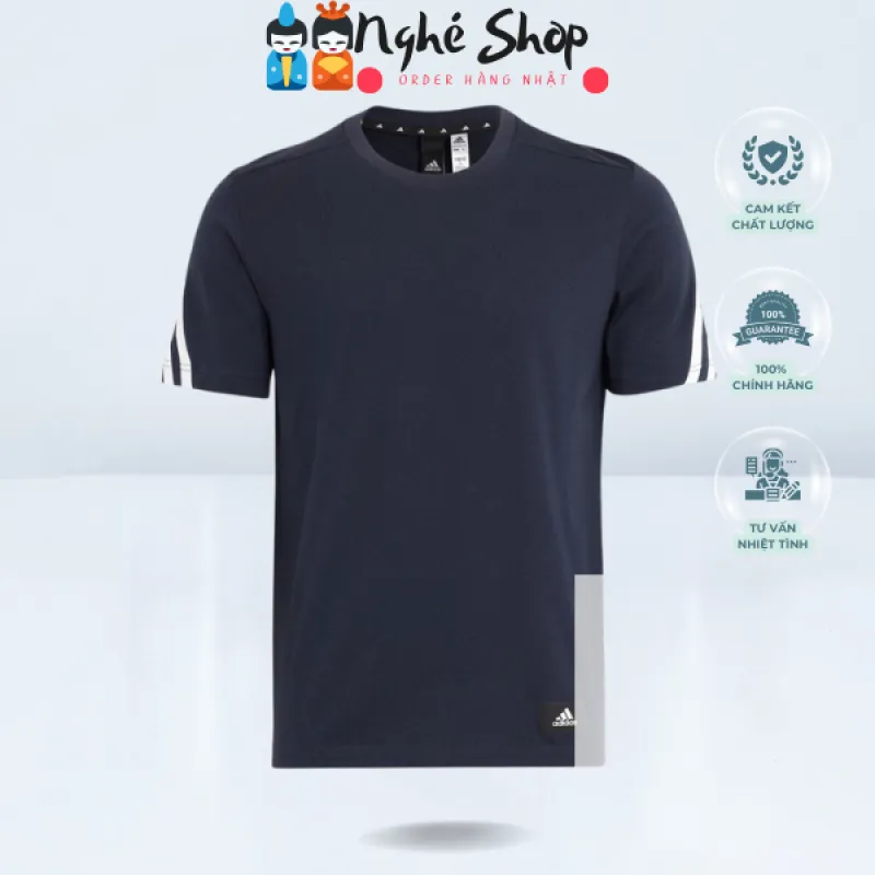 ADIDAS - Áo thun nam ADIDAS Sportswear xanh dương H39793