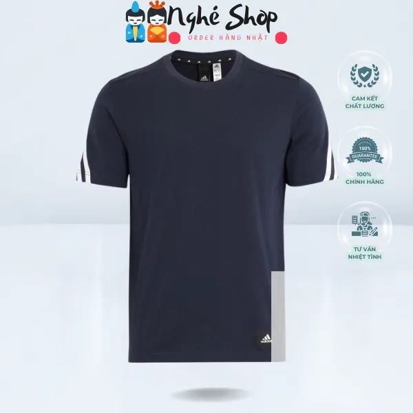 ADIDAS - Áo thun nam ADIDAS Sportswear xanh dương H39793
