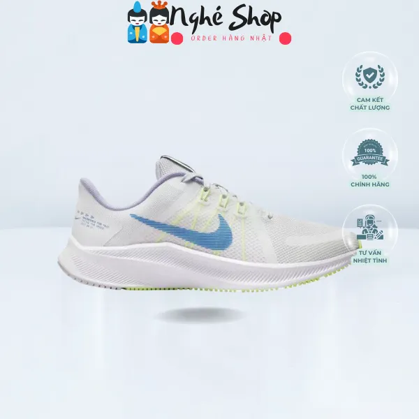 NIKE - Giầy nữ Running Nike DA1106-101 màu trắng (Size 24cm)