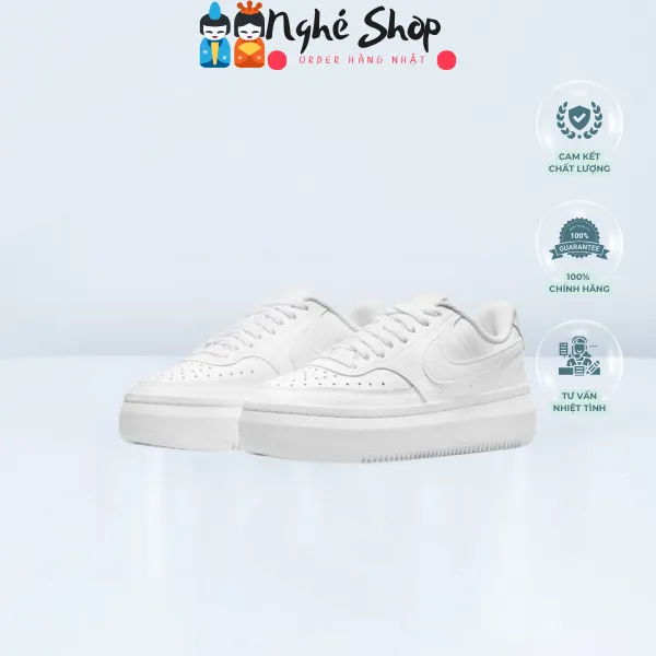 NIKE - Giầy thể thao nữ NIKE Court Vision Alta DM0113-100 size 24,5cm