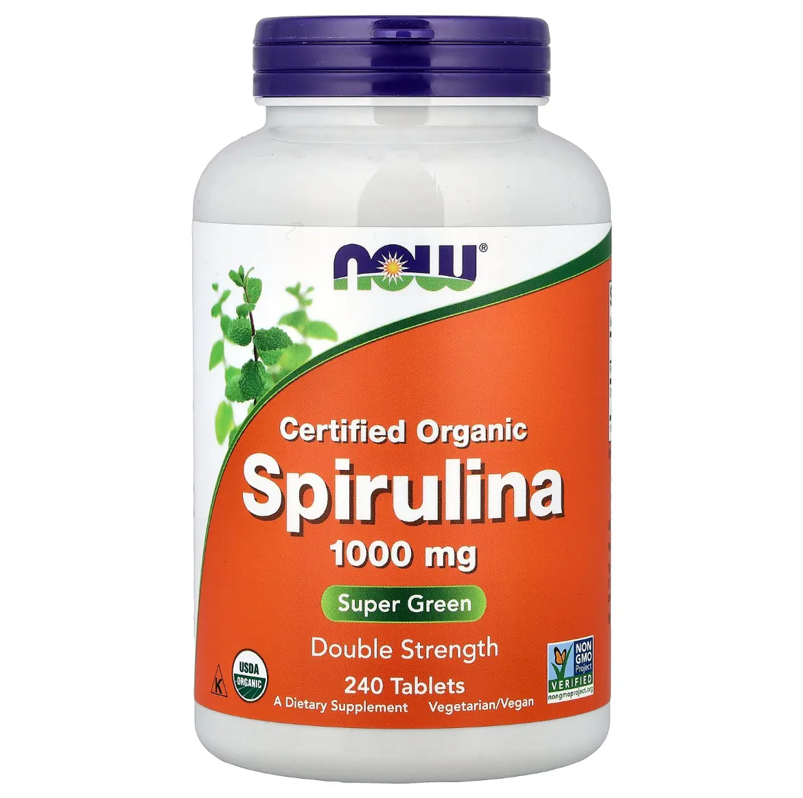 iHerb - Viên uống tảo xoắn hữu cơ hàm lượng cao 1000mg