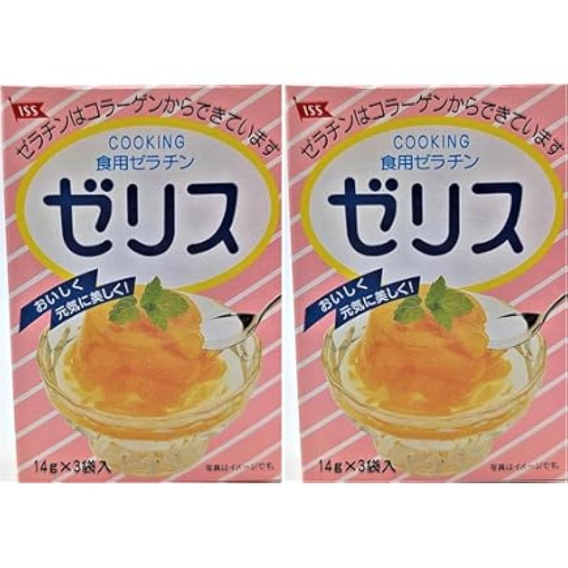ISS - Bột gelatin jelis (Hộp 14g x 3 gói)