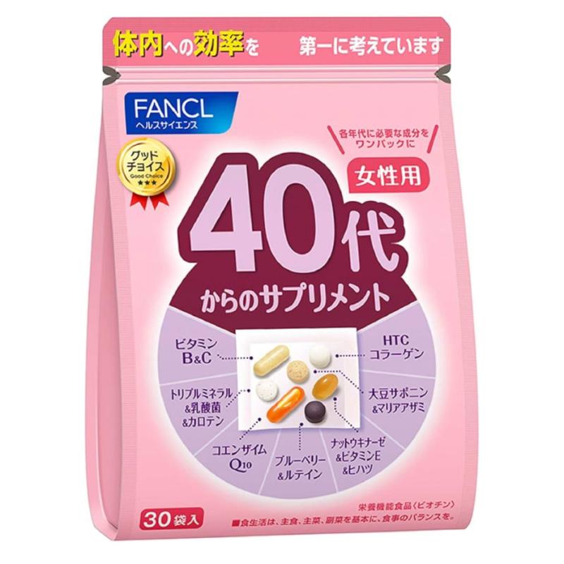 FANCL - Viên uống bổ sung dương chất toàn diện 40 tuổi