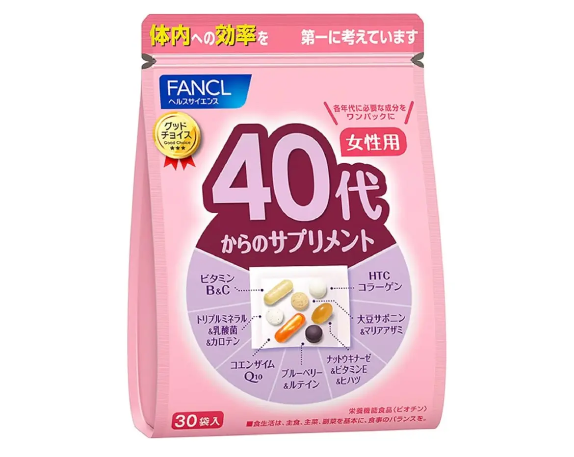 FANCL - Viên uống bổ sung dương chất toàn diện 40 tuổi