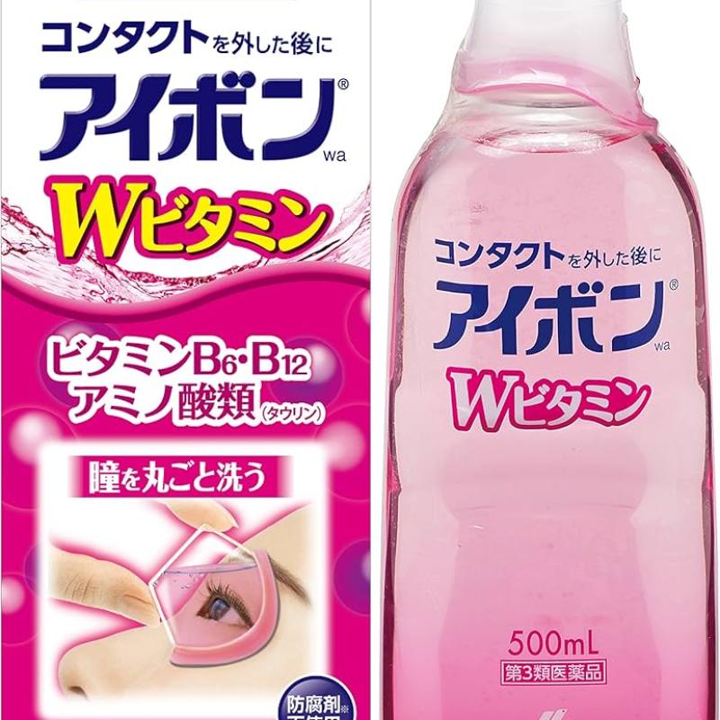 Eyebon - Dung dịch rửa mắt W Vitamin Premium 500ml