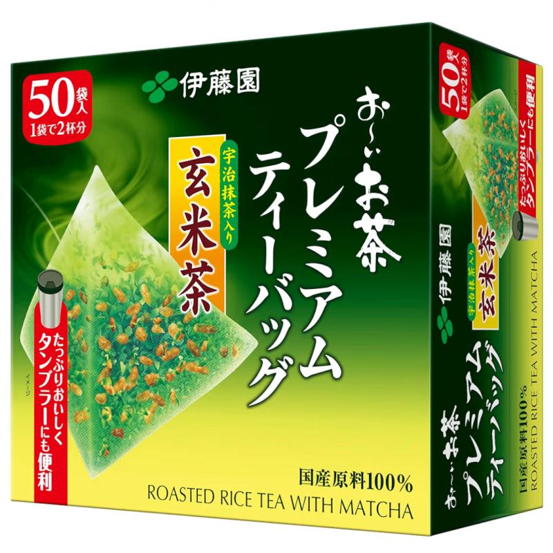 ITOEN - Trà túi lọc cao cấp Uji Match x trà gạo rang (50 túi)