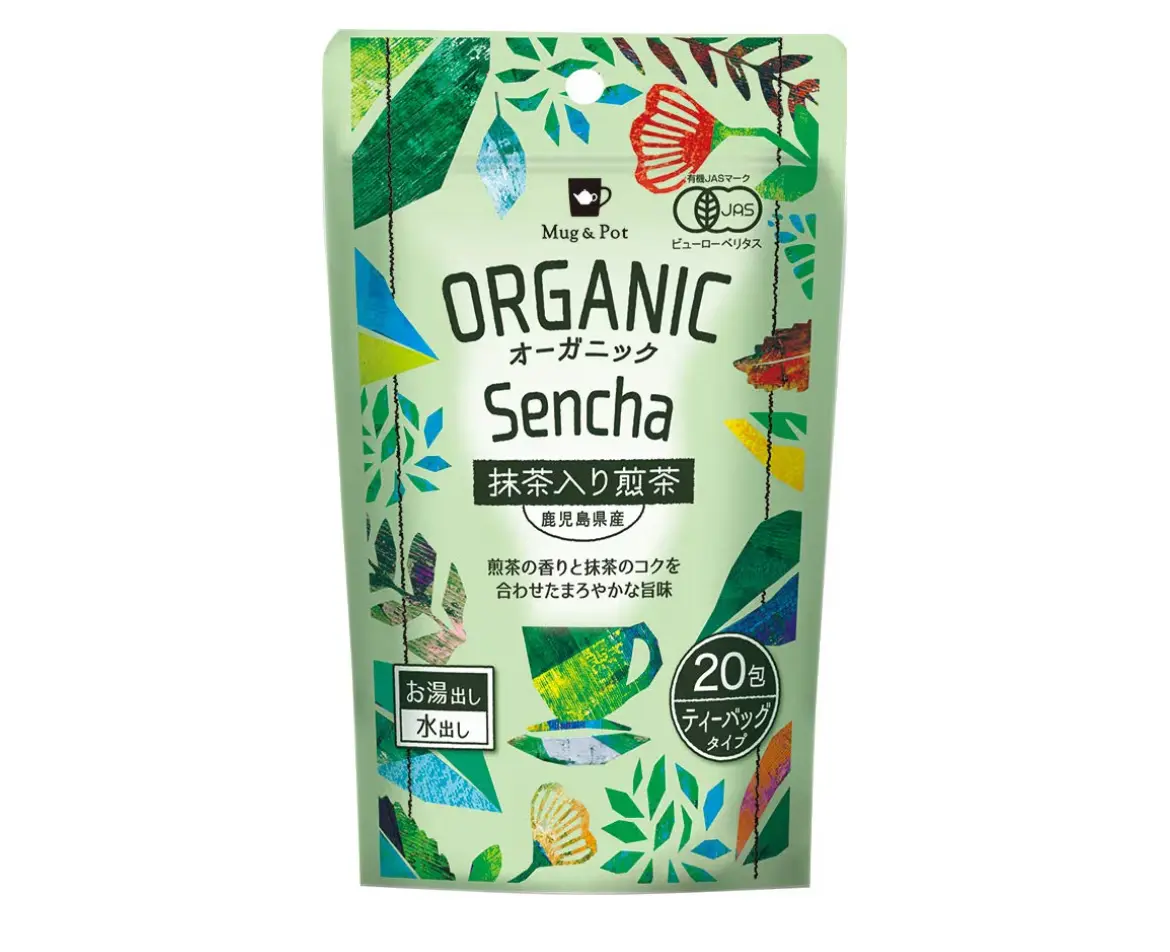 Mug&Pot - Trà xanh Sencha hữu cơ túi lọc (20 túi)