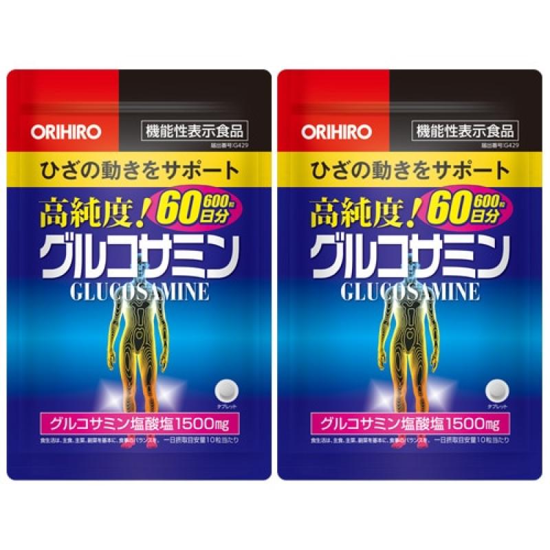ORIHIRO - Viên uống hỗ trợ các vấn đề xương khớp Glucosamine (Dạng gói 600 viên)