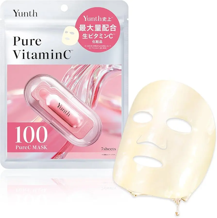 YUNTH - Mặt nạ dưỡng da chứa serum tươi Pure Vitamin C (7 mask)