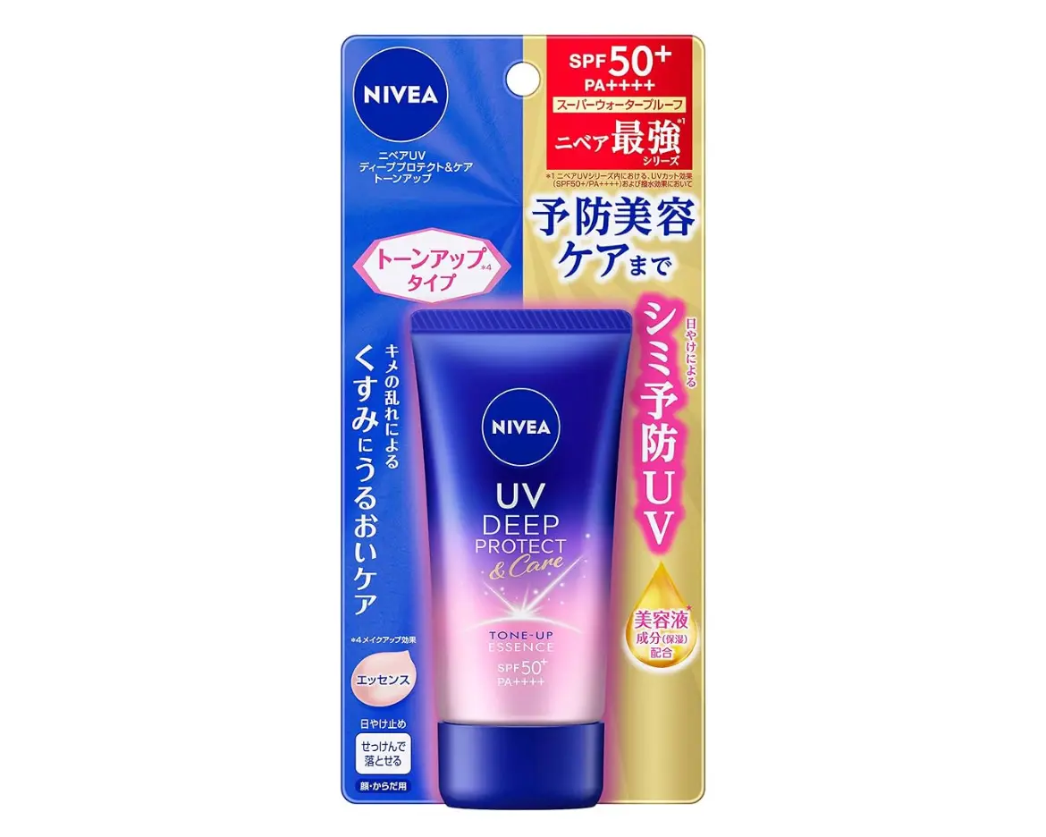 NIVEA - Kem chống nắng nâng tông Nivea UV Deep Protect and Care Tone Up Essence 50g SPF50+ / PA++++