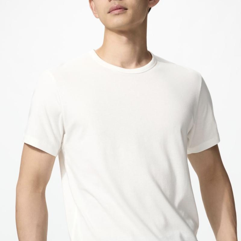 UNIQLO - Set 2 áo thun nam ngắn tay cotton 100%