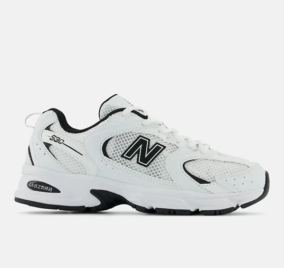 NEW BALANCE - Giày New Balance 530 ‘White Black’ Unisex MR530EWB