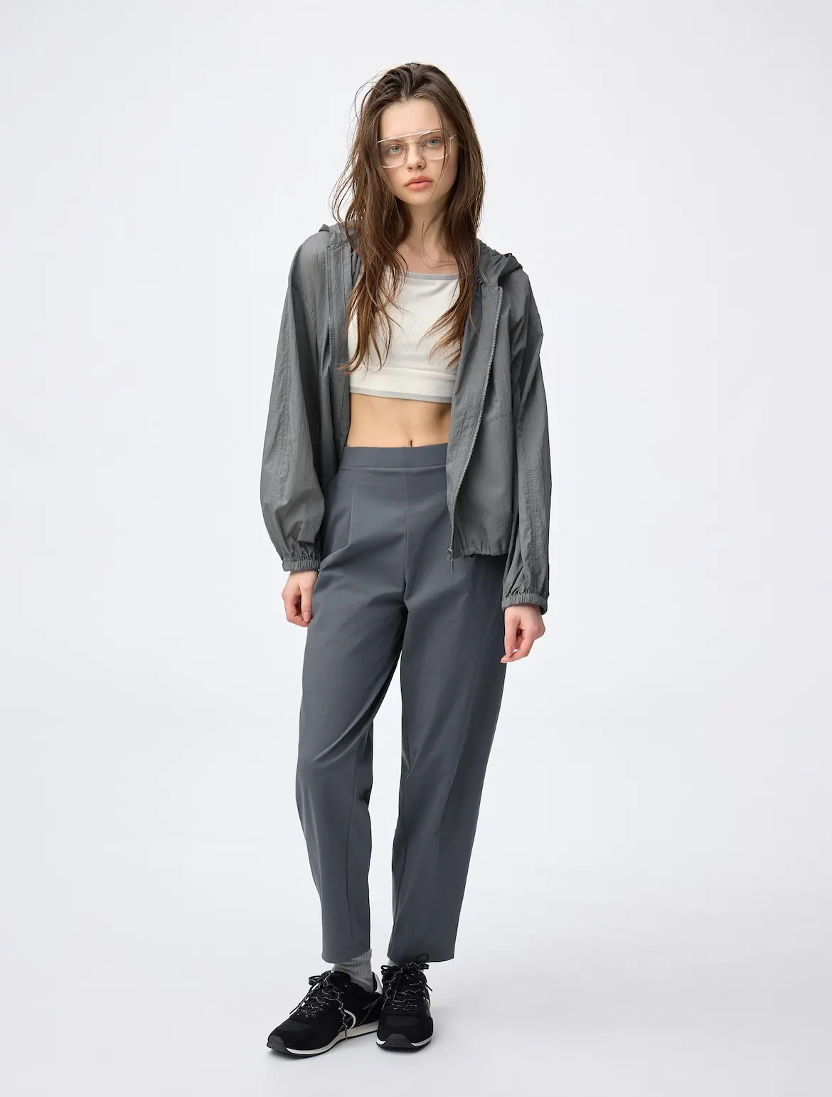 GU - Quần baggy nữ co dãn, thấm hút, nhanh khô