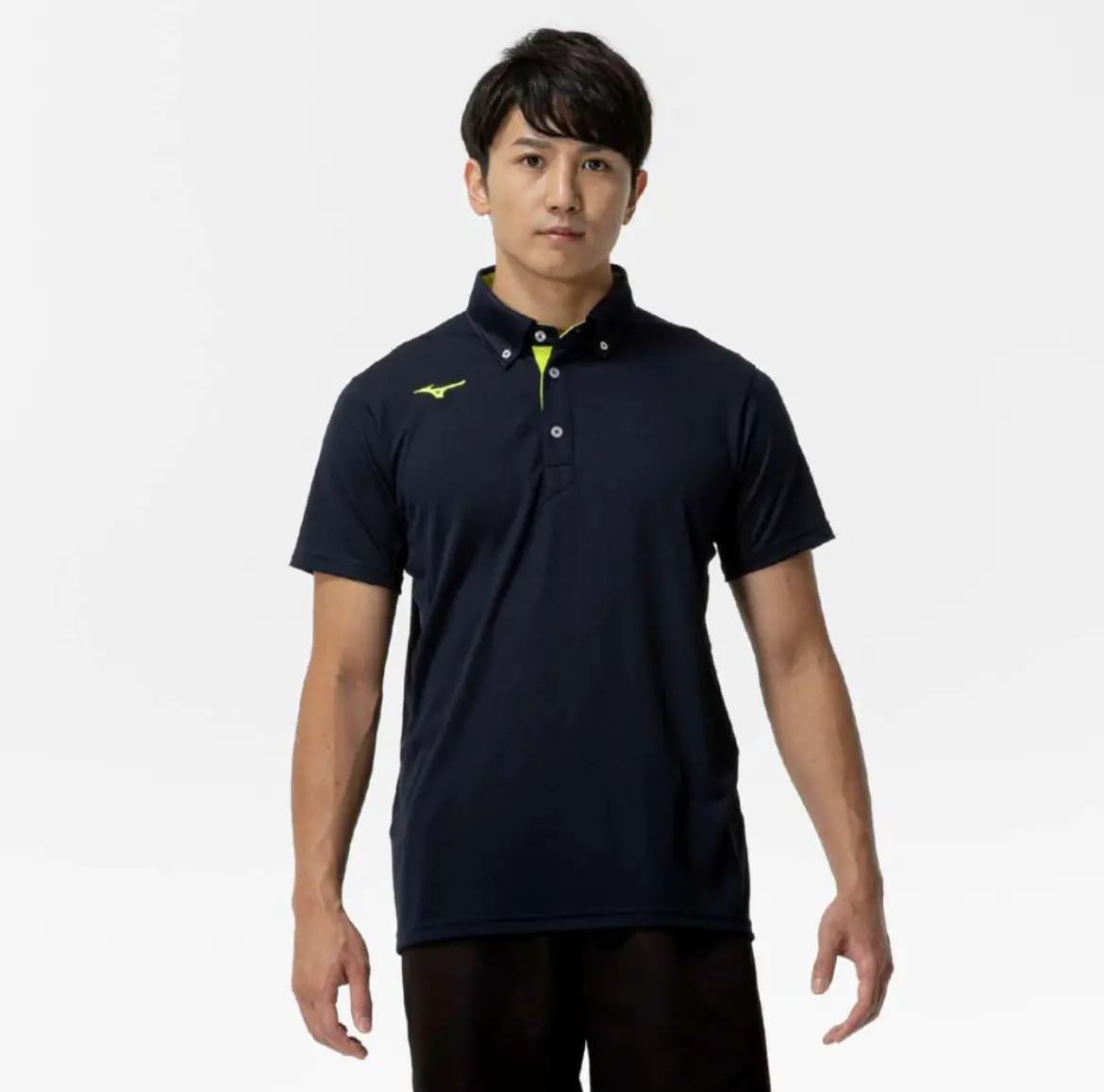 MIZUNO - Áo thun polo cài cúc 32MAC180