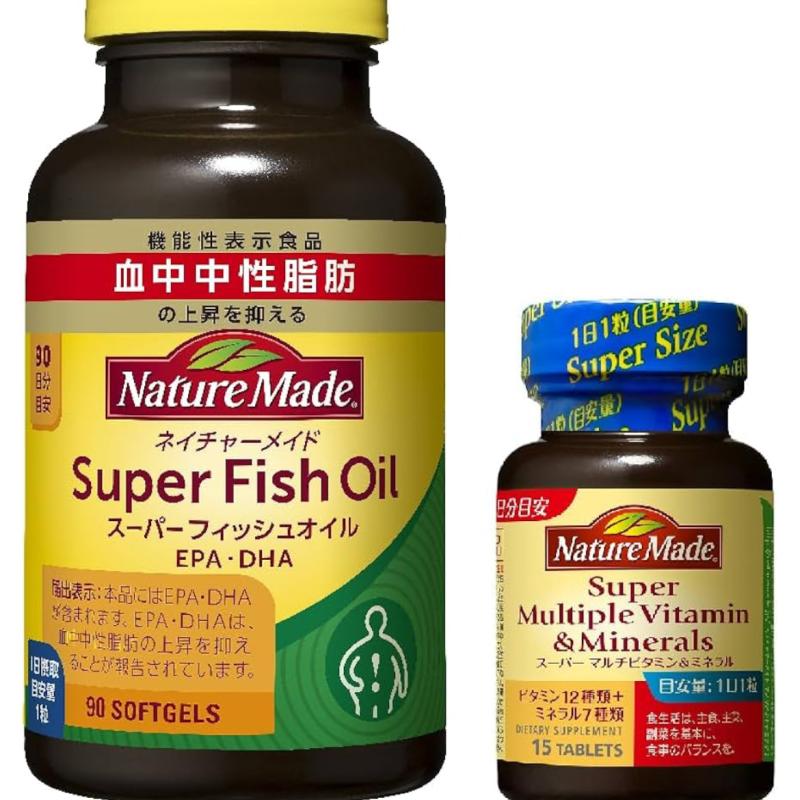 NATURE MADE - Viên uống dầu cá Super Fish Oil + Vitamin tổng hợp