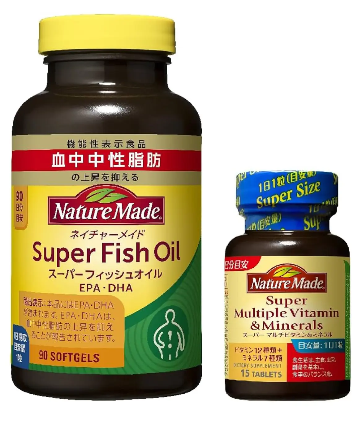 NATURE MADE - Viên uống dầu cá Super Fish Oil + Vitamin tổng hợp