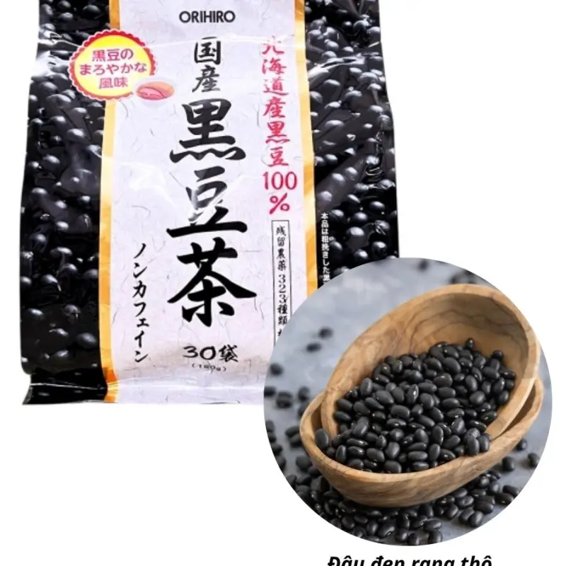 ORIHIRO - Trà Đậu Đen Orihiro Kuromamecha Tea 180G (30 túi lọc)