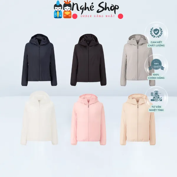 UNIQLO - Áo parka chống nắng siêu nhẹ bỏ túi